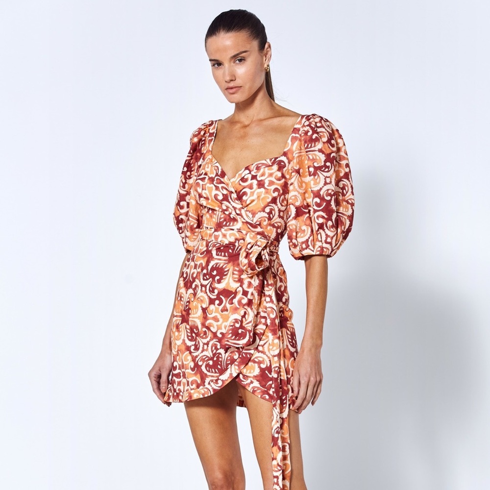 ALEXIS Athenes Dress in Terracotta
